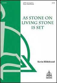 As Stone on Living Stone Is Set SATB choral sheet music cover Thumbnail